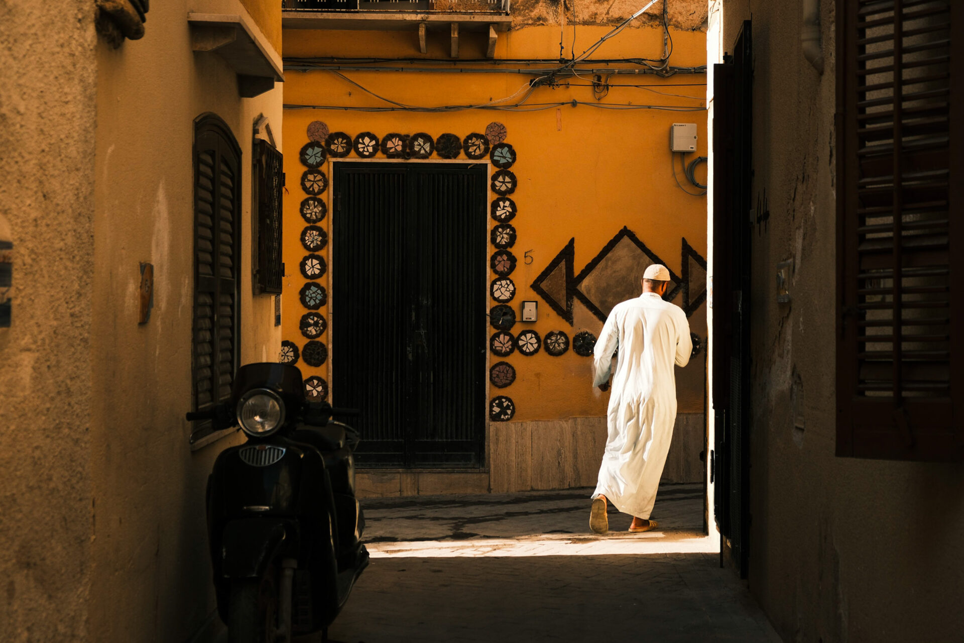 In the streets: Mazara del Valle, Sicily