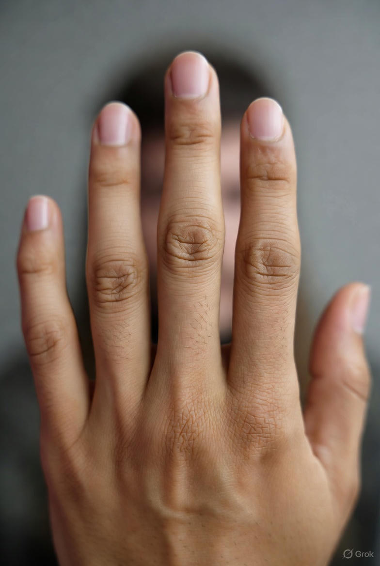 Ring Finger Longer Than Index Finger (Low 2D:4D Ratio)