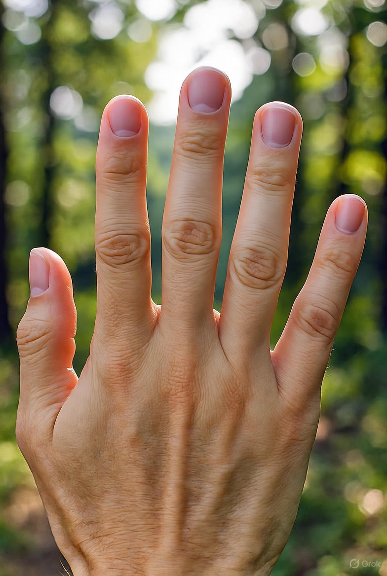Ring and Index Fingers Equal Length (Balanced 2D:4D Ratio)